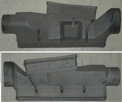 AC DISTRIBUTOR DUCT ,UPPER CENTER, USED, 69 CHEVELLE