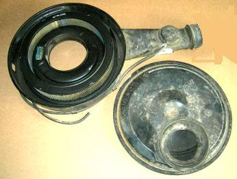 AIR CLEANER ,LID HAS HOLE V8 83 84 TRANS AM