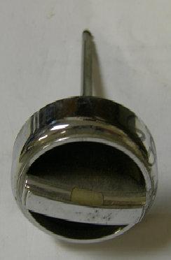 HEADLIGHT SWITCH KNOB, 68 IM BA CP, WITH ROD,   USED