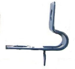 3/8" FUEL LINE CLIP, WITH TAB, BLUE, new