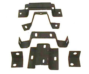 CONSOLE MOUNTING BRACKETS, 6PC KIT, NEW, 64 IMPALA