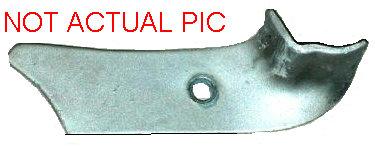 PILLAR TRIM, UPPER, LH, 2 SEDAN, 66-7 A-BODY, METAL CORNER POST, 45476, USED
