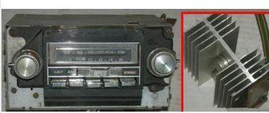 RADIO, AM/FM, 8 TRACK, USED, ORIG 75-77 BUICK OLDS