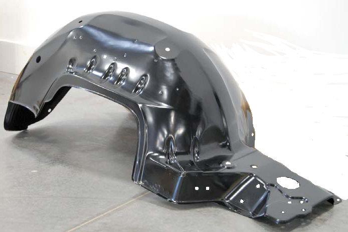FRONT WHEEL WELL, LH, w/RS, STEEL, REPRO
