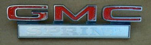 ROOF & FENDER EMBLEM, 73-7 GMC SPRINT, 71-2 FENDER & 73-7 ROOF, USED