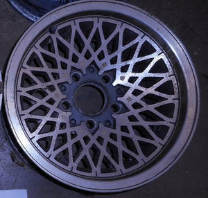 ALUMINUM WHEEL OR RIM, 15" X 7", DIAMOND, EACH, USED