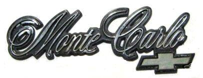 TRUNK EMBLEM, 78-88 MONTE CARLO, USED
