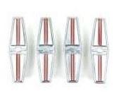 SEAT COVER EMBLEM SET, DELUXE INTERIOR, NEW
