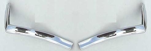 VINYL TOP MOLDINGS, REAR CORNERS, REPRO, PAIR