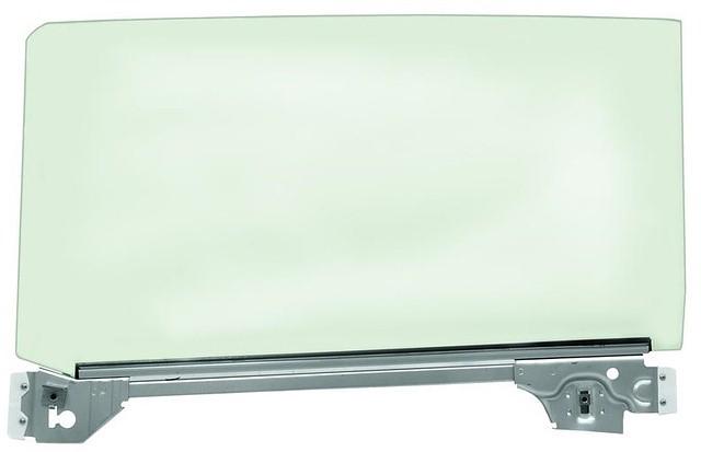 DOOR GLASS w/SASH ,LEFT CLEAR NEW 66 67 NOVA