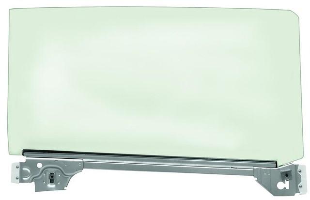 DOOR GLASS w/SASH ,CLEAR, RIGHT NEW 66 67 NOVA