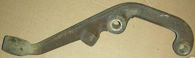 FRONT STEERING ARM, LEFT SIDE, USED, 64-66 NOVA