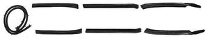 CONVERTIBLE TOP FRAME WEATHER STRIP KIT, 66 67 A-BODY