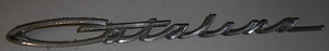 FENDER EMBLEM, "CATALINA", CHROME SCRIPT, EACH, USED