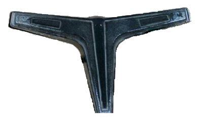 STEERING WHEEL SHROUD, 68 CHV, DELUXE WHEEL,  USED