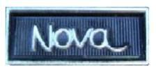 DASH PAD EMBLEM,  " NOVA " 69-74
