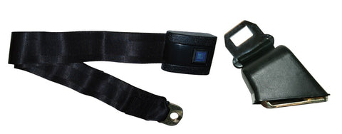 FRONT SEAT LAP BELT, LEFT, OE TYPE, NEW, 67-72 A-BODY,B-BODY