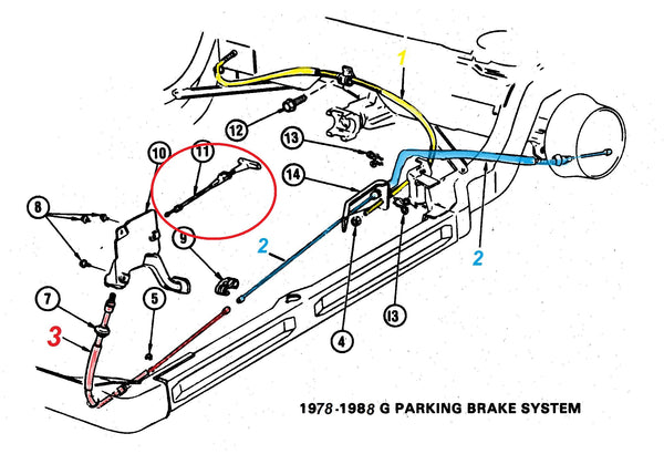 PARK BRAKE RELEASE HANDLE ,NEW 78-87 REGAL