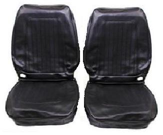 SEAT COVERS, BUCKETS ONLY, STANDARD,PAIR  BLACK