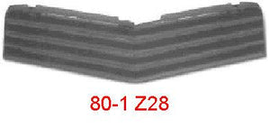 FRONT GRILL ,UPPER BLACK NEW 80 81 Z28