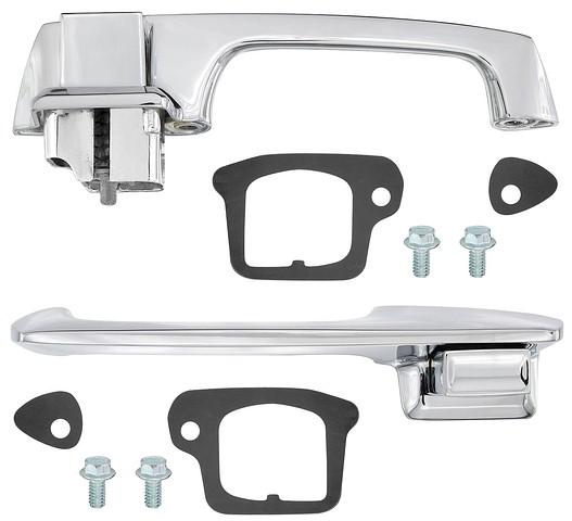 OUTSIDE DOOR HANDLE KIT, PAIR, NEW