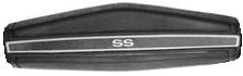 STEERING WHEEL HORN PAD, SS, VINYL, NEW, BLACK