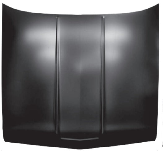 HOOD PANEL, STEEL, REPRO, 62 IMPALA BELAIR BISCAYNE