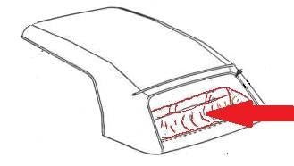 CONVERTIBLE WELL LINER,  BLACK, 68-72 GM A-body