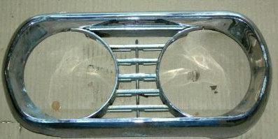 HEADLIGHT BEZEL, LH, 63 LS EC, INV LESABRE 225, USED, EXC WILDCAT D