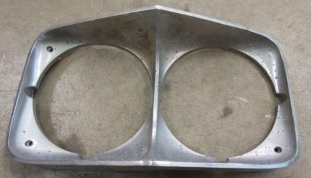 HEADLIGHT BEZEL ,RIGHT USED 70 IMPALA CAPRICE