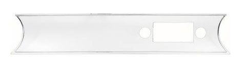 BACKUP LIGHT LENS, WHITE, WITH CHROME RING, EACH, NEW