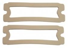 FRONT PARK  OR BACKUP LENS GASKETS, PAIR, NEW, 65-67 CHEVELLE NOVA