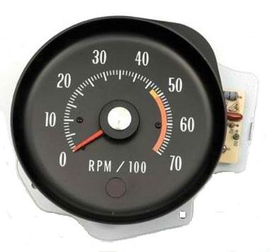 DASH TACH, 5K REDLINE, WHITE # ,REPRO