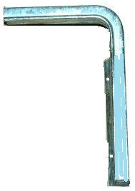 FENDER EXTENSION MOLDING, LH, 73 IM, CPL, SHAPED, ALUMINUM, USED