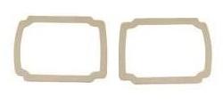 TAIL LIGHT LENS GASKETS, PAIR, NEW, 67 CHEVELLE