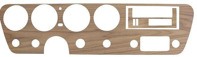 DASH WOODGRAIN INSERT, VENEER, FOR AC, REPRO