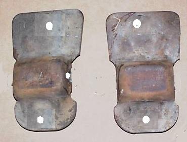 ENGINE FRAME MOUNTS, PAIR STEEL 77-88 OLDS