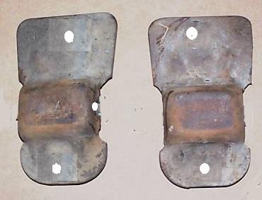 ENGINE FRAME MOUNTS, PAIR, STEEL, 77-88 OLDS