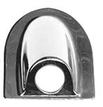 TRUNK LOCK BEZEL ,CHROME NEW 70-73 CAMARO