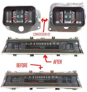 DASH GAUGES, SS CONVERSION NEW 66 67 CHEVELLE SS