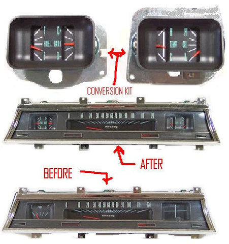 DASH GAUGES, SS, CONVERSION, REPRO