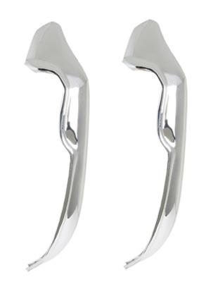REAR BUMPER GUARDS, VERTICAL, PAIR, NEW, REPRO