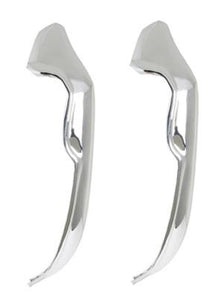 REAR BUMPER GUARDS, VERTICAL, PAIR, NEW, REPRO