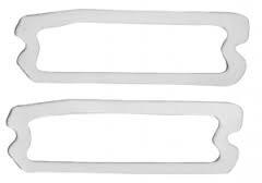 PARK LIGHT LEN GASKETS, NEW, PAIR, 68 PONTIAC