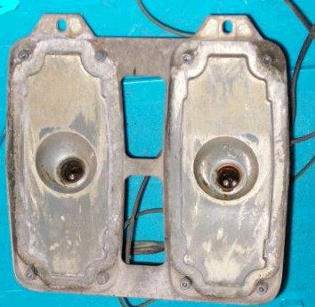 TAIL LIGHT HOUSING, 70 CU 442, FITS LH OR RH, USED, EA