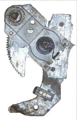 QUARTER GLASS REGULATOR, LH, 67-9 F-BODY, MANUAL, USED