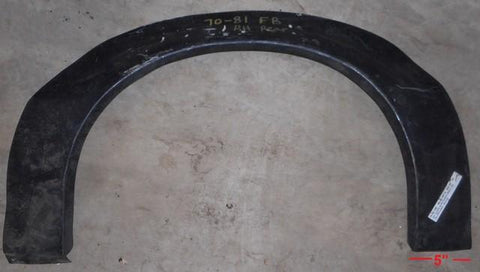 QUARTER WHEEL ARCH REPAIR PANEL, RIGHT, NEW 70-81 TA FIREBIRD