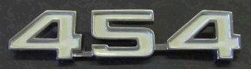 FENDER EMBLEM " 454 "NEW 69-74 CHEVY