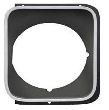HEADLIGHT BEZEL ,LEFT NEW BLACK 75-78 NOVA