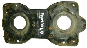 HEADLIGHT BACKING PLATE ,LEFT 69 CUTLASS 442